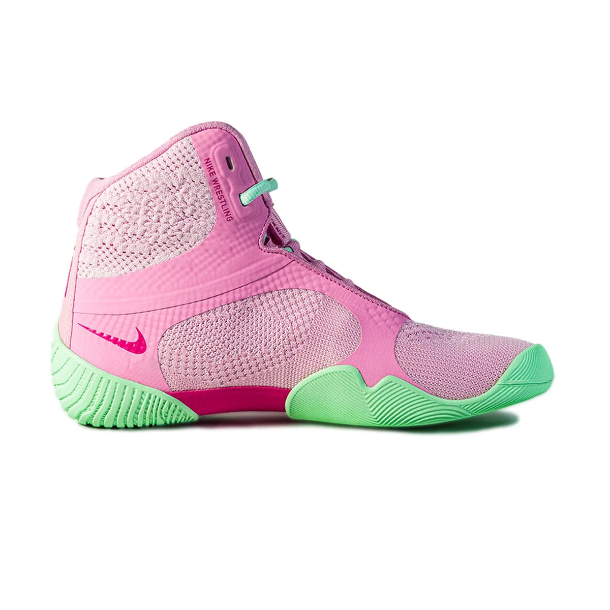 Nike Tawa Wrestling Boots Pink foam/Desert PiRise-Artic Green