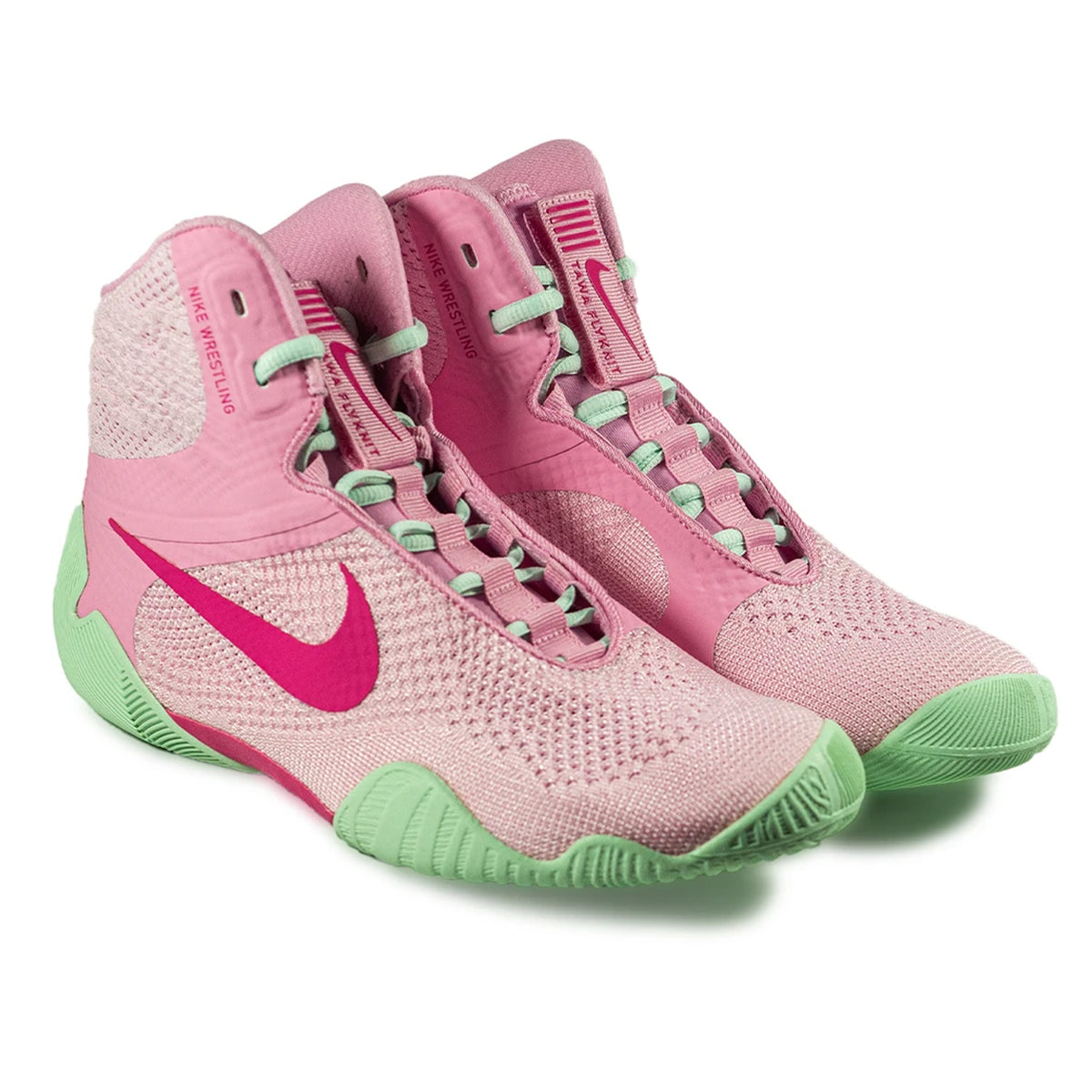 Nike Tawa Wrestling Boots Pink foam/Desert PiRise-Artic Green