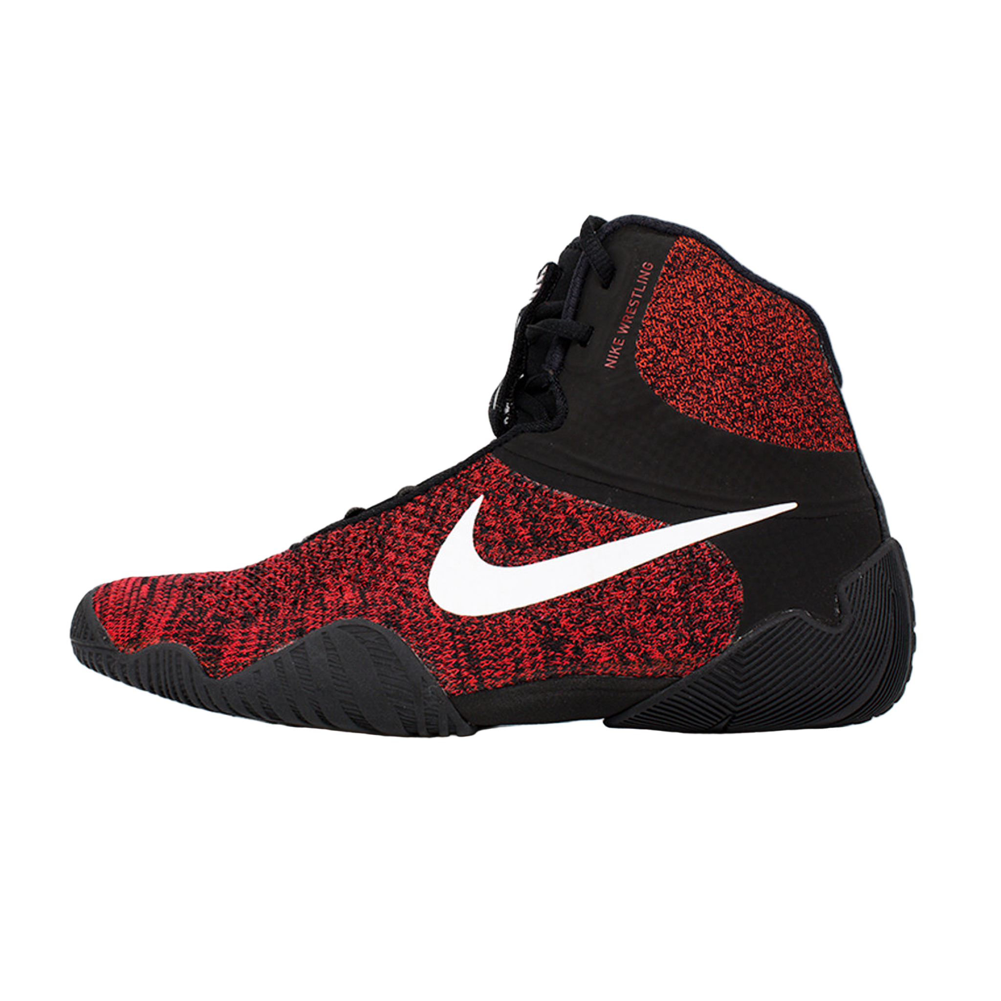 Nike Tawa Wrestling Shoes Red Black with white Nike swoosh