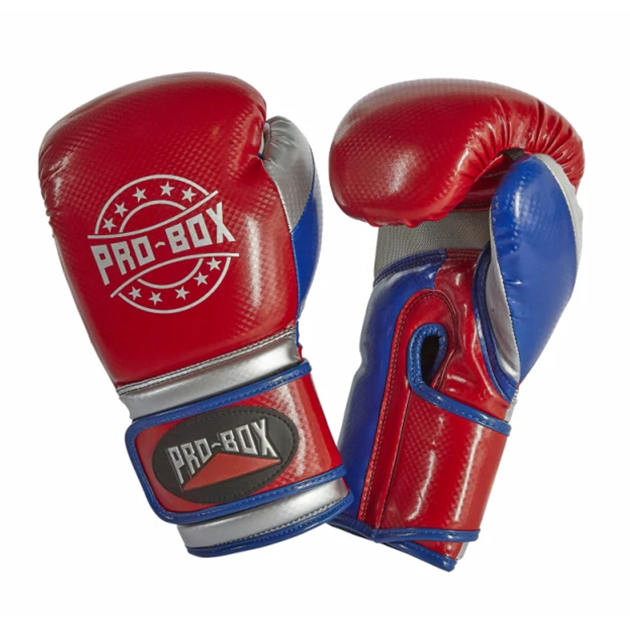Pro-Box Champ Spar Boxing Gloves red blue silver