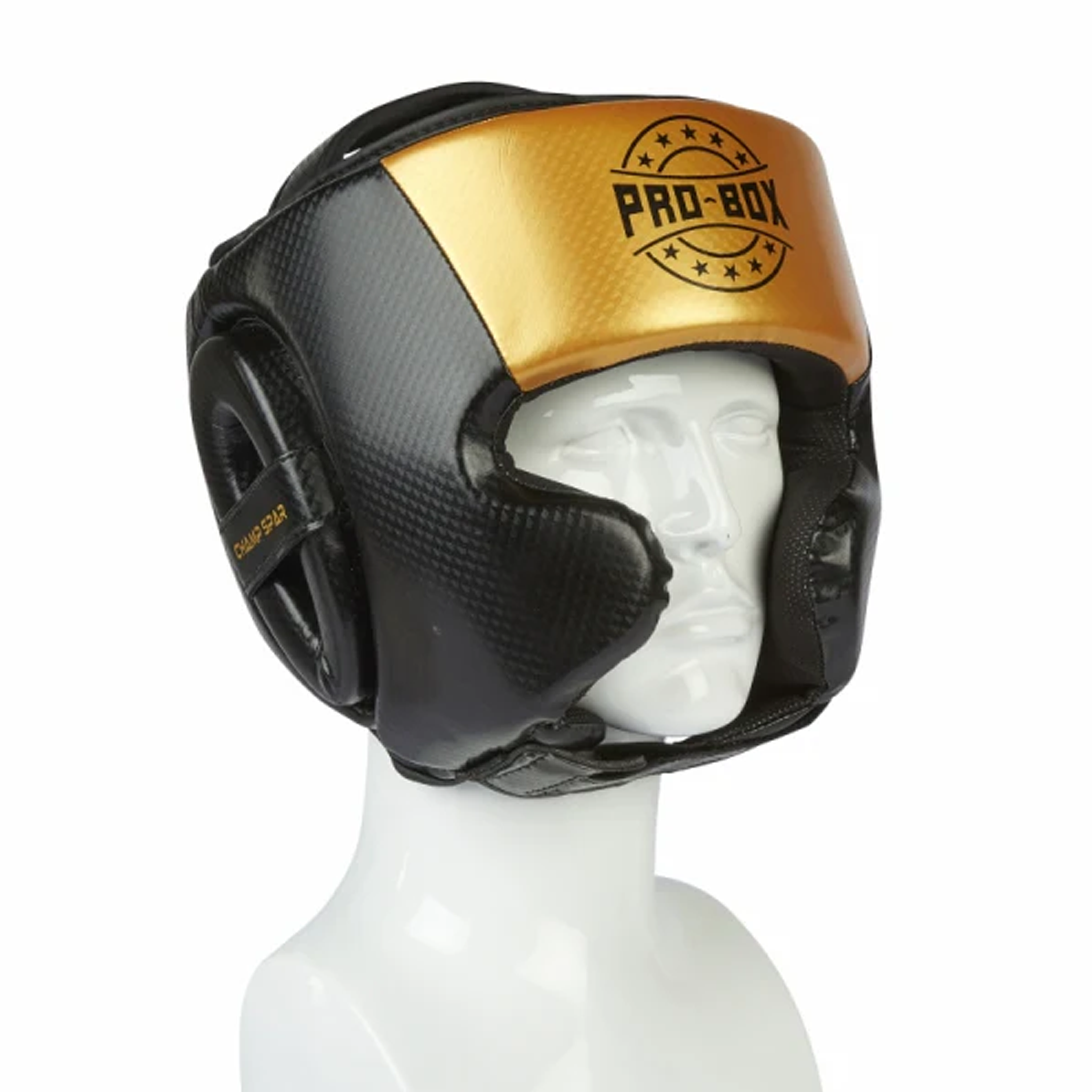 Pro-Box Champ Spar Head Guard black gold