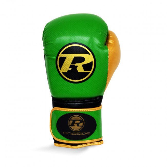 Ringside Pro Fitness Gloves Green Gold