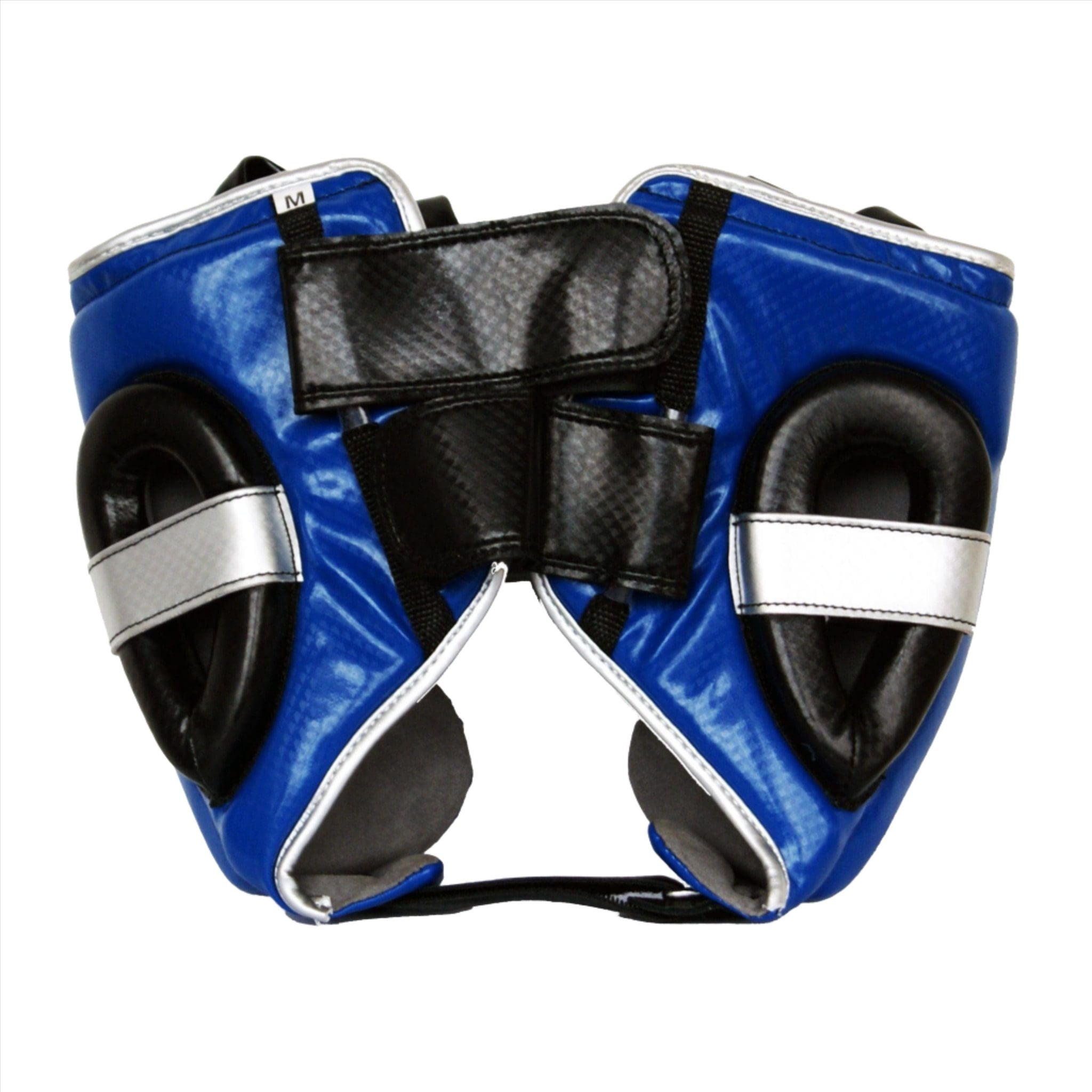 Ringside Pro Fitness Cheek Protection Head Guard blue with silver