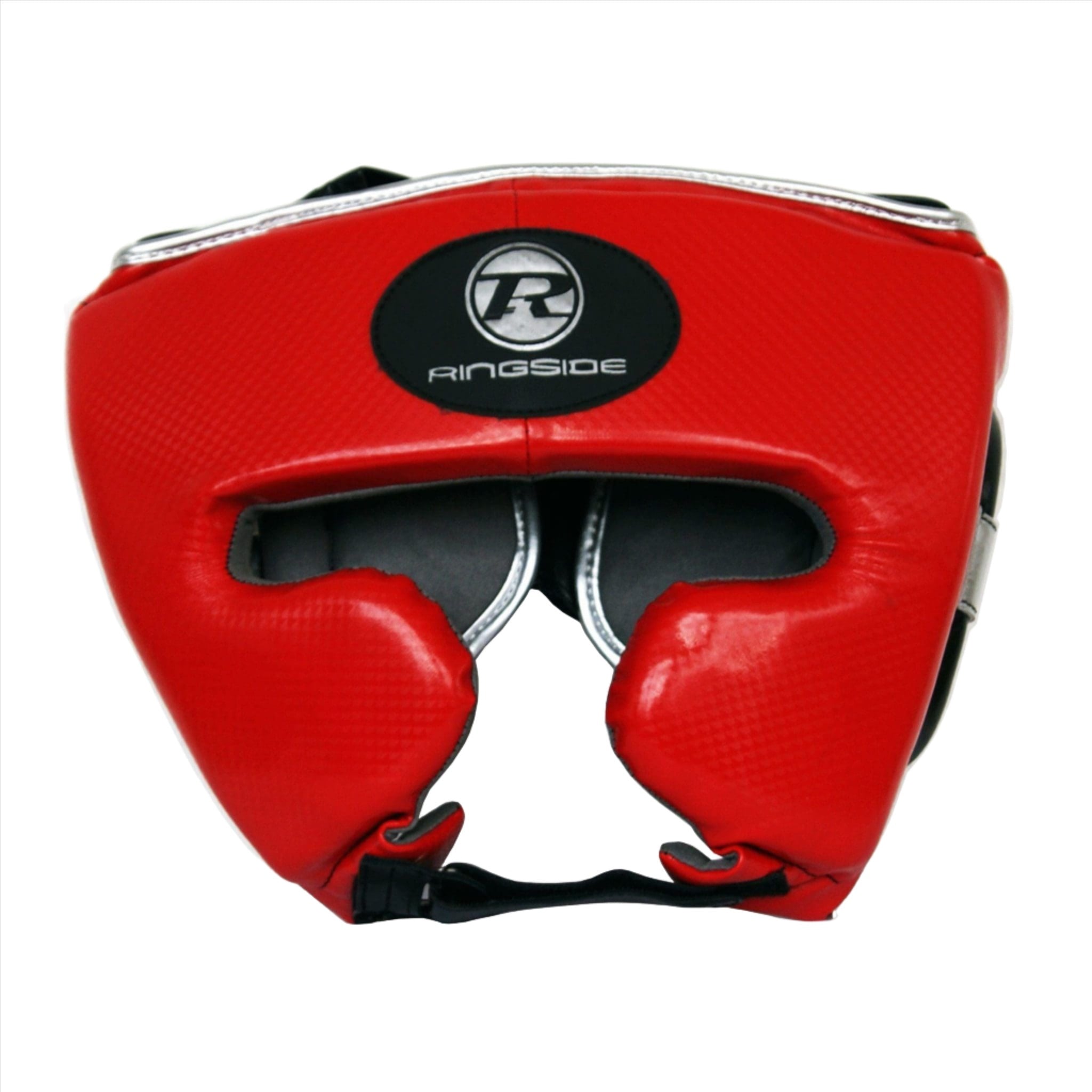 Ringside Pro Fitness Cheek Protection Head Guard red with silver