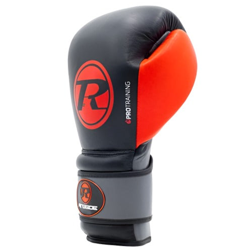 Ringside G2 Pro Training Gloves black with red boxing gloves and red Ringside logo