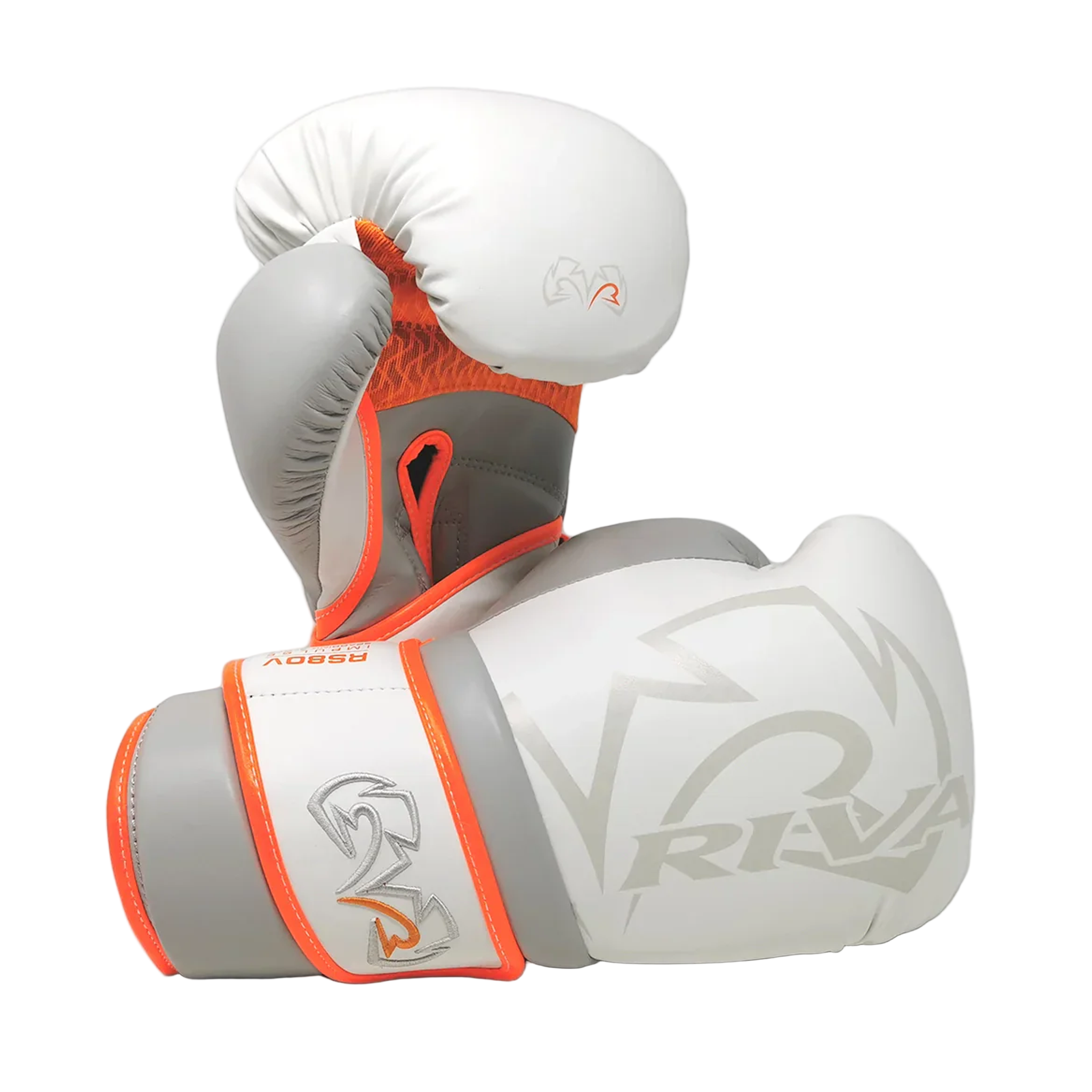 Rival RS80v Sparring Gloves white orange