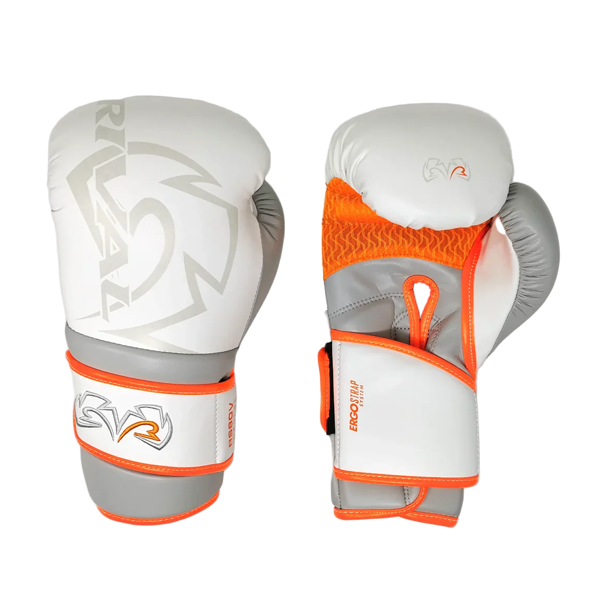 Rival RS80v Sparring Gloves white orange
