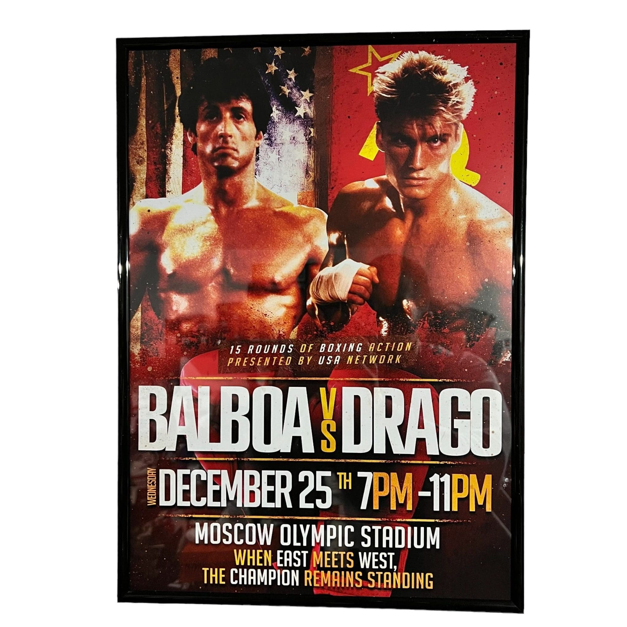 Ivan Ragon Rocky Balboa Vs Ivan Drago Fight Poster – Seconds Out Fight Store
