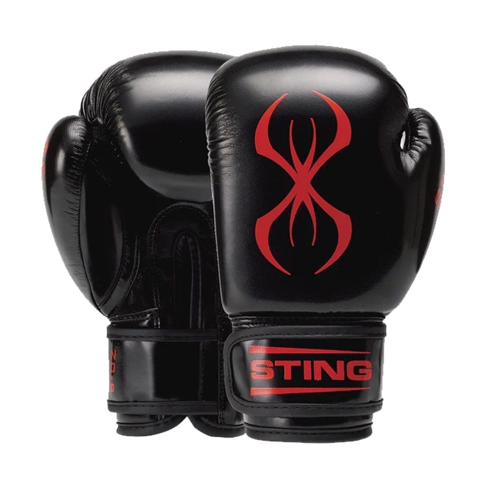 Sting Arma Junior Boxing Gloves Black Red