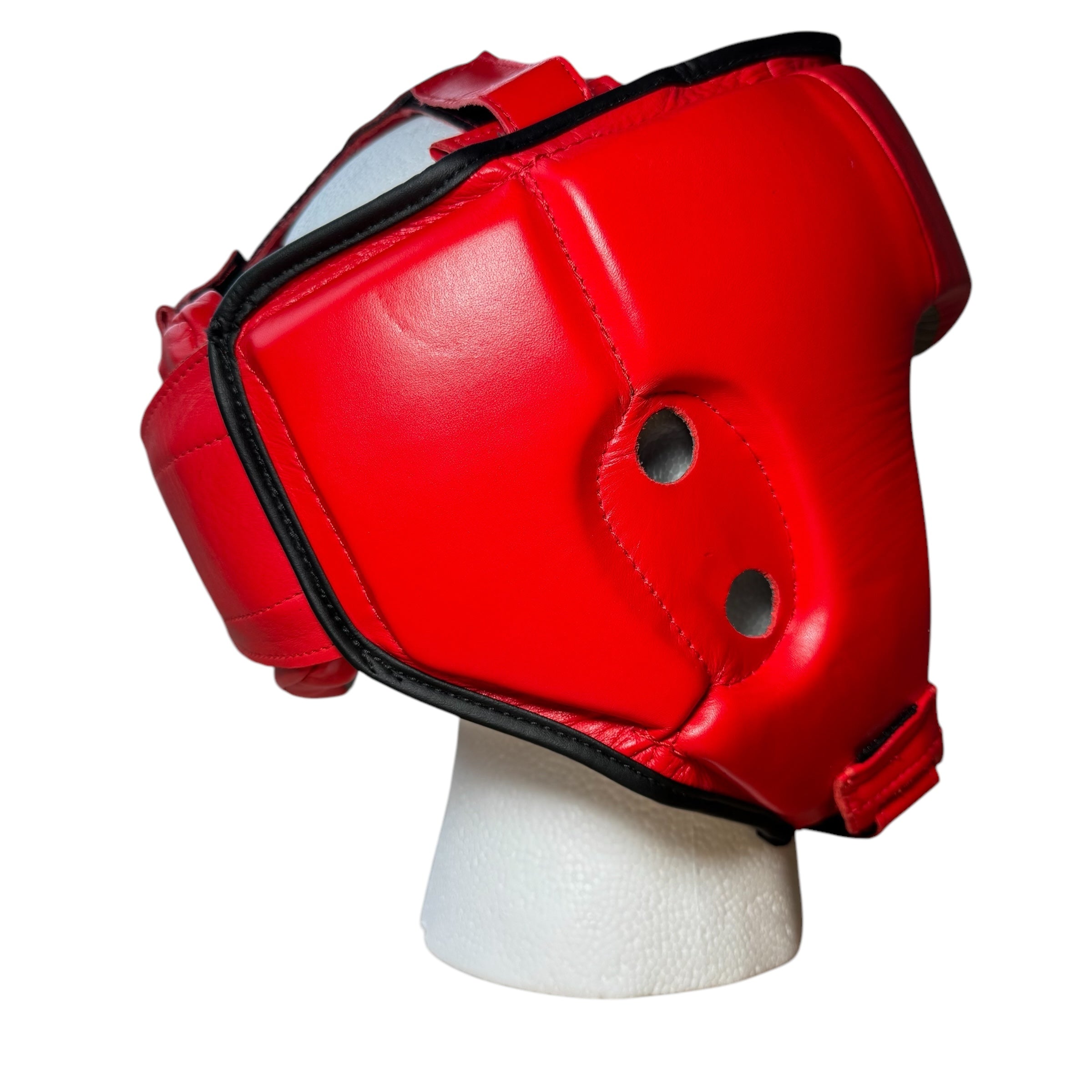 Sting competition Approved Head Guard red side view