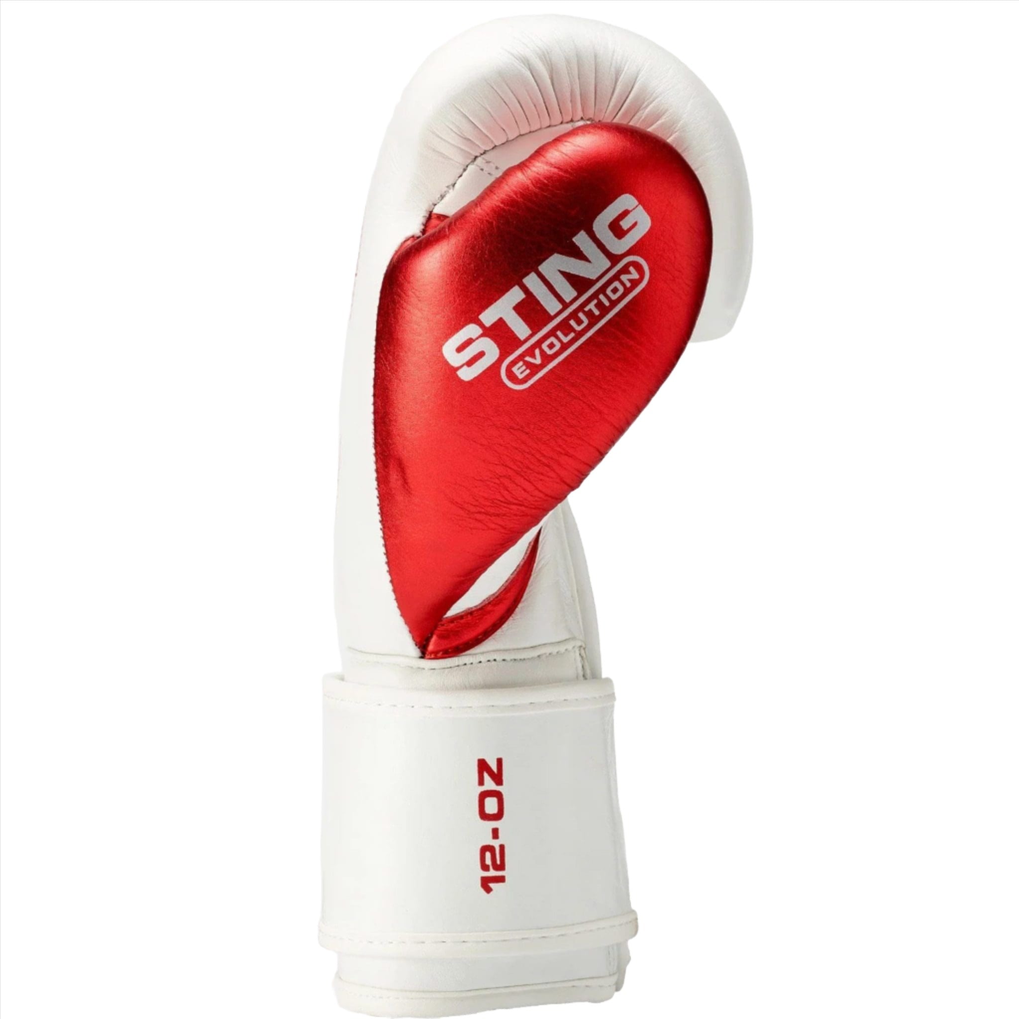 Sting Evolution Pro Boxing Gloves White Red