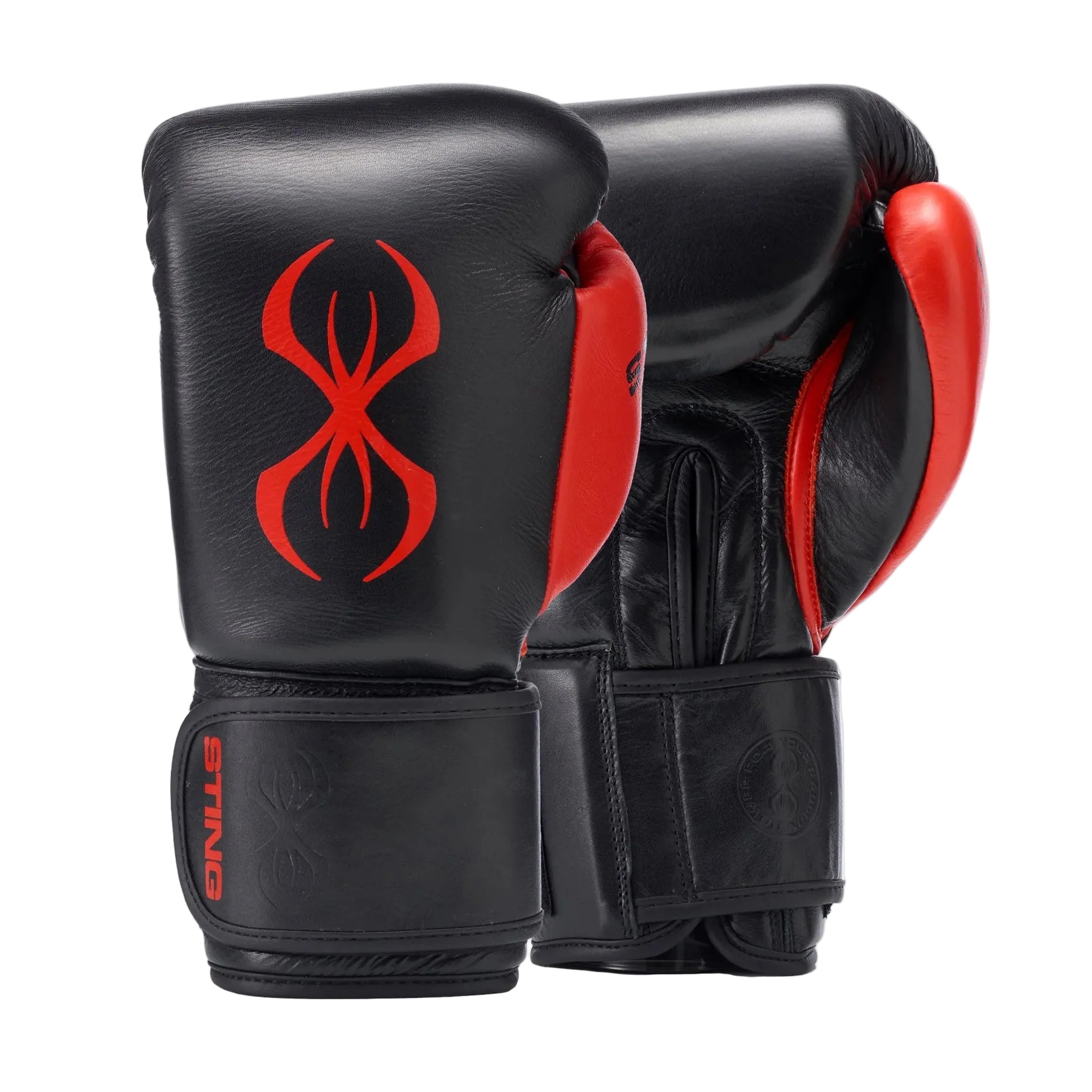 Sting Evolution Pro Boxing Gloves Black/Red