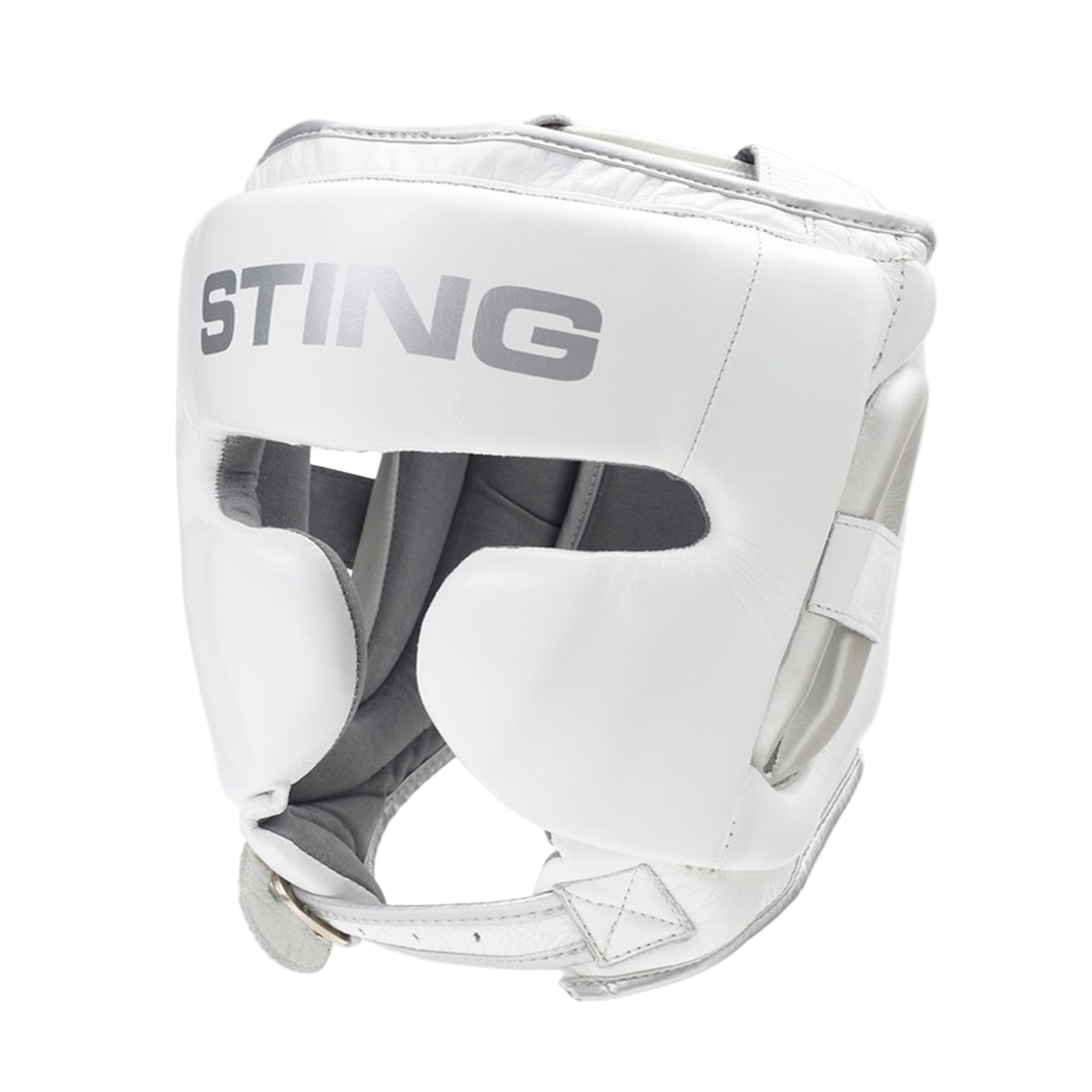 Sting Viper Cheek Protection Head Guard White/Silver