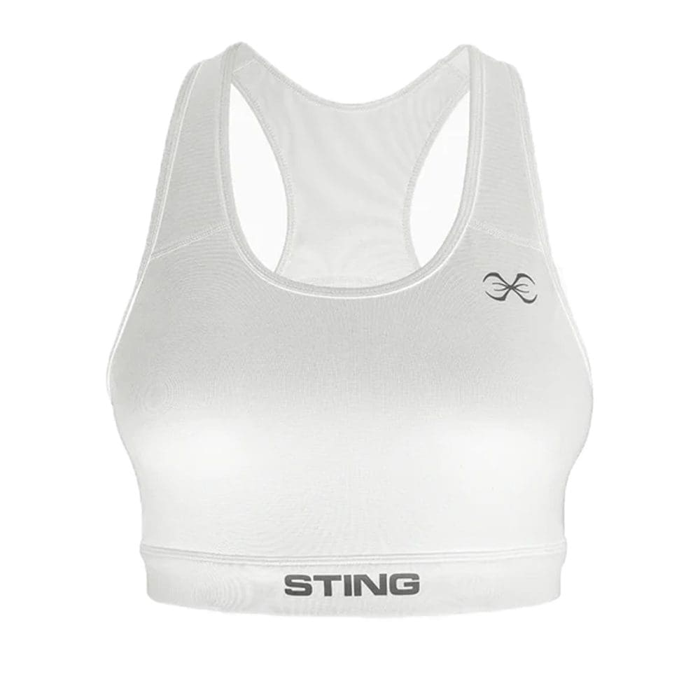 Sting Womens Chest Protector White with black Sting logo