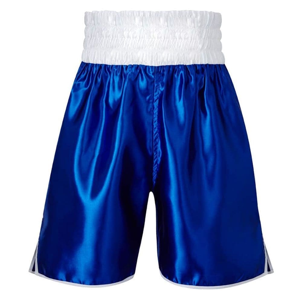 Suzi Wong Hagler Boxing Shorts blue with white waistband