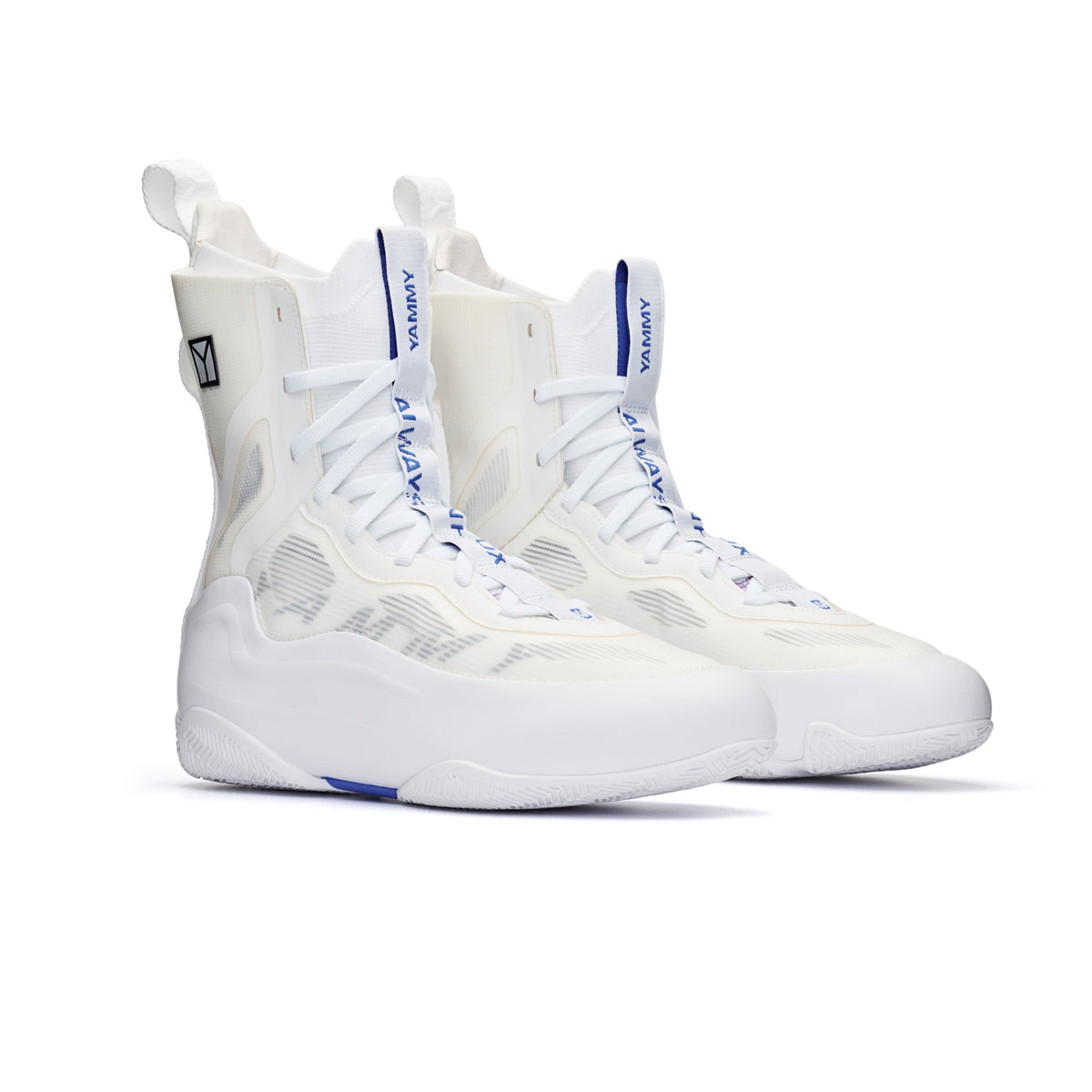 Yammy Neo High Top Boxing Boots White